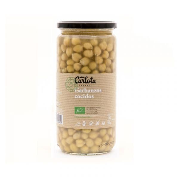Carlota Organic Grão de Bico Cozido Biológico 720g Carlota Biológico