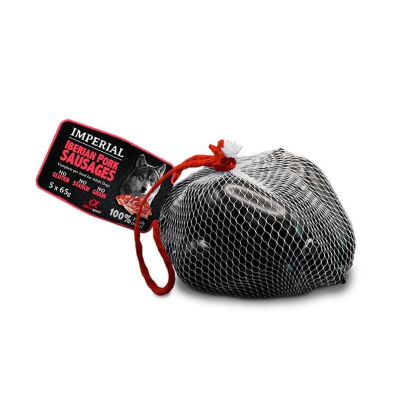 Alpha Spirit Húmedo Salchicha Imperial para perros 5 x 65 gr