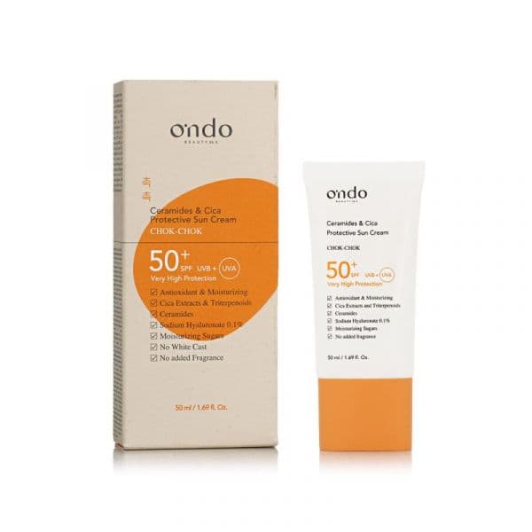 Protetor Solar Ondo Beauty 36.5 Creme Ceramide & Cica SPF50+ 50ml