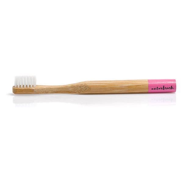 Naturbrush Escova de Dentes Bambu Kids Rosa