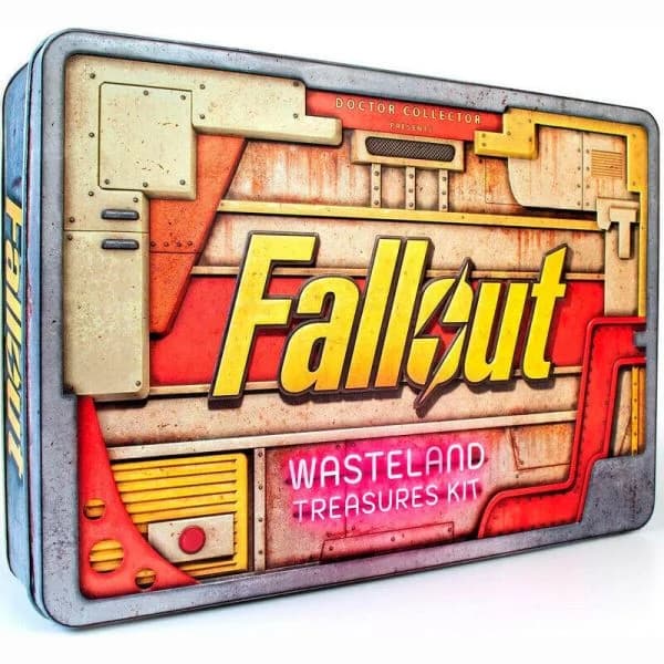 Doctor Collector Fallout - Kit Tesouros do Yermo - Caixa de Coleção de Metal - Edição Limitada
