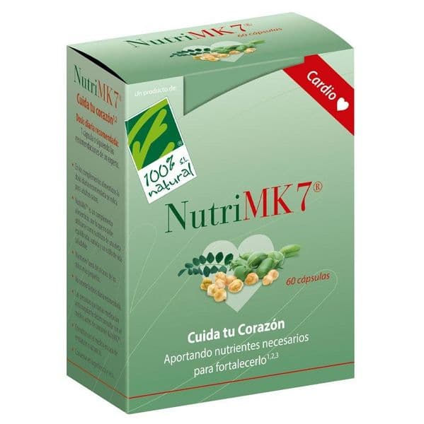 100% Natural Nutri Mk7 90mcg 60 Cápsulas