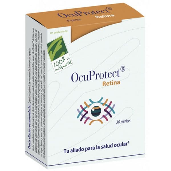 100% Natural Ocuprotect Retina 30 Cápsulas
