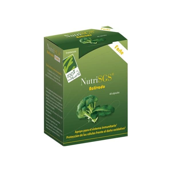 100% Natural Nutrisgs Ativado Forte 60 Cápsulas