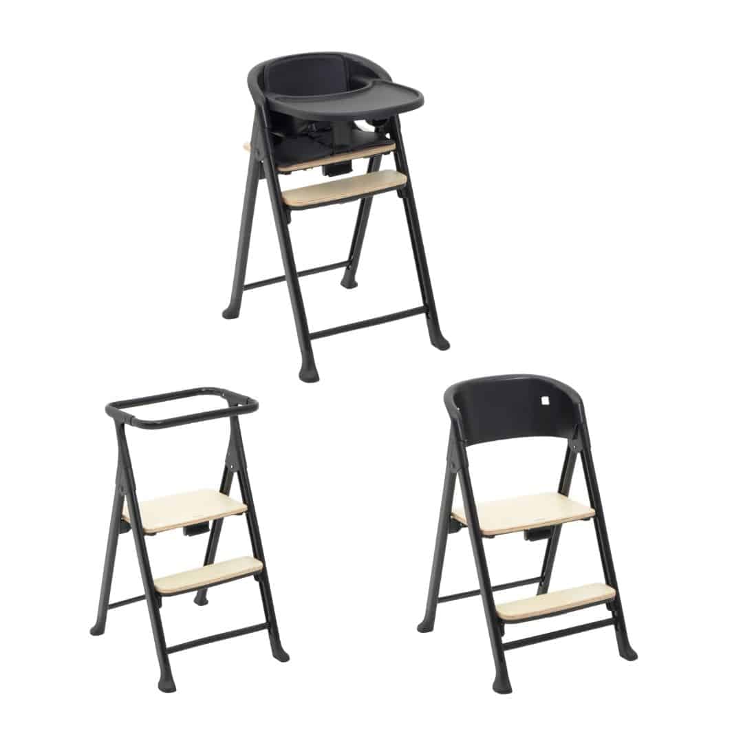 Onna vida 3 em 1 cadeira evolutiva e torre de aprendizagem preto