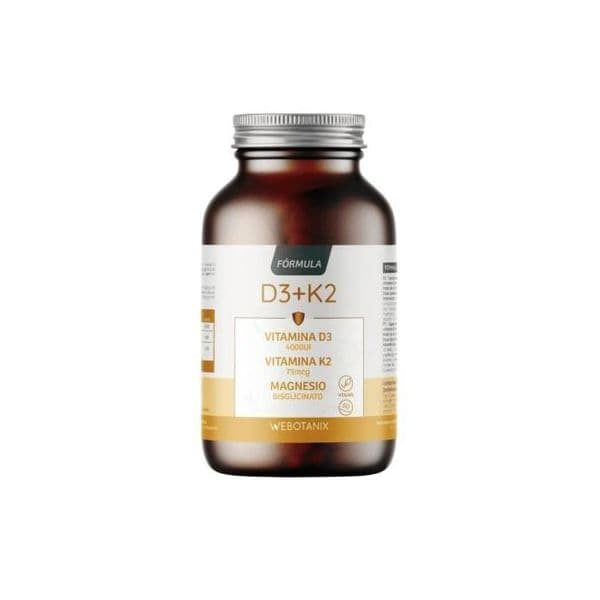 Webotanix D3 K2 Magnésio 60 Cápsulas