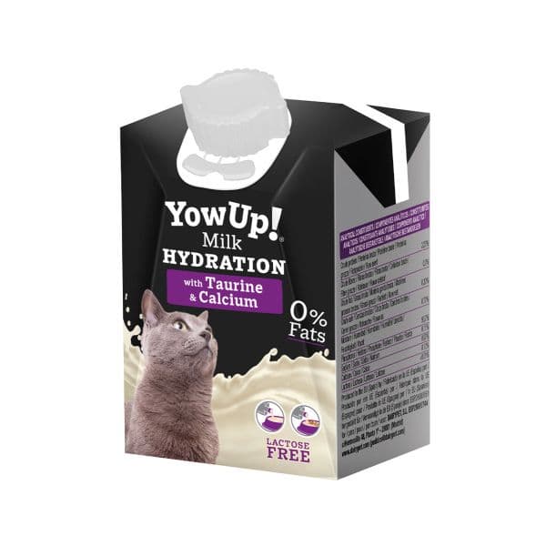 Ração Húmida YowUp! Suplemento Alimentar e Leite para Gatos 12x200ml e 250ml