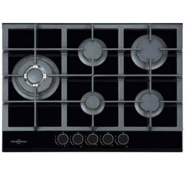 Placa Gás Vitrokitchen CG73NB 70cm Gás Butano/Propano