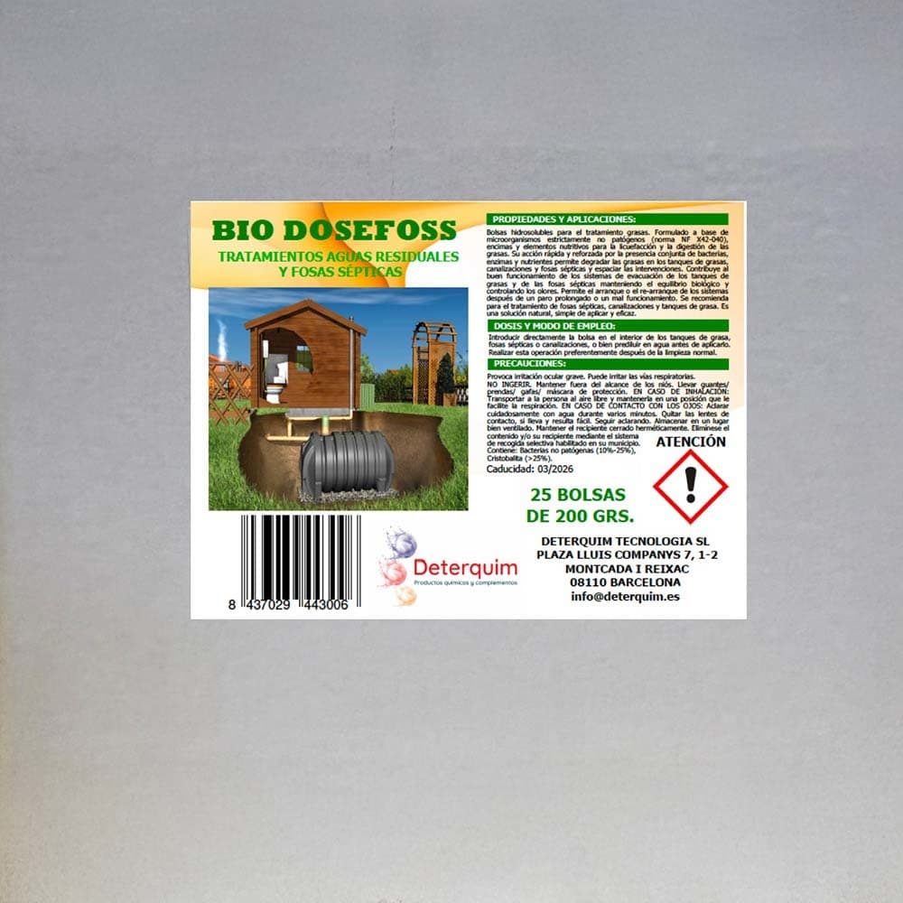 Bio dosefoss, sacos, 5 kg