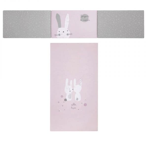 Petit Praia Conjunto Têxtil Snoops 60x120 Rosa