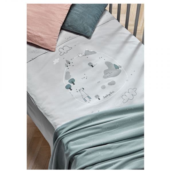 Baby Clic Conjunto Delta Verde Oceano 140X70