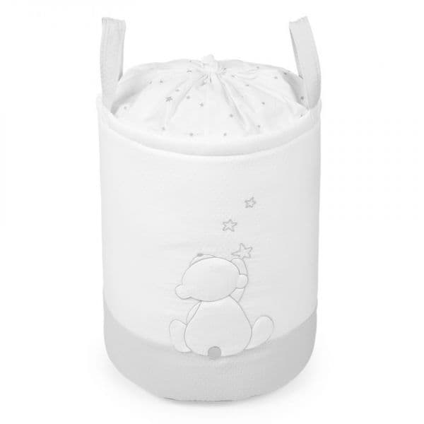 Petit Praia Cesta de Armazenamento Teddy Gris