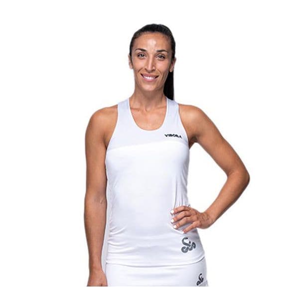 Vibora Diva Lethal Sleeveless T-shirt Branco S Mulher