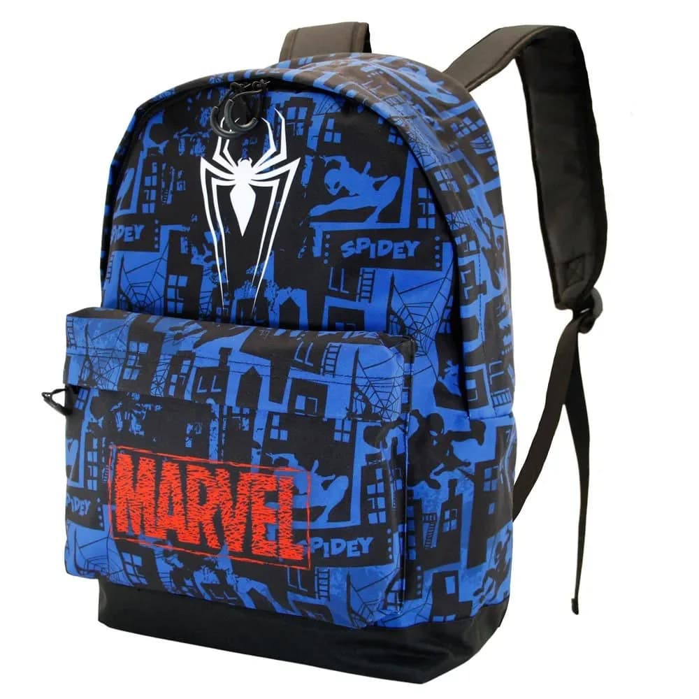 Karactermania Mochila Spiderman HS Fan Sky 41 cm Azul
