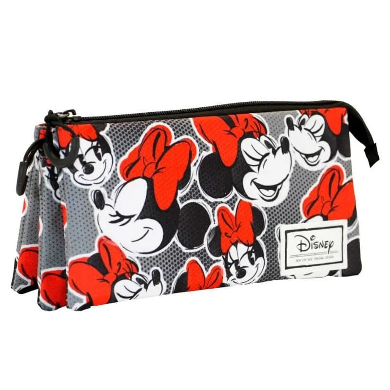 Estojo Escolar Triplo - Minnie Mouse