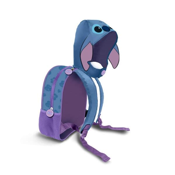 Karactermania Mochila Stitch Lemur com capuz 31cm