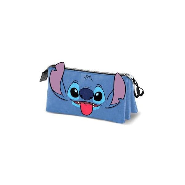 Karactermania Estojo Stitch Tongue Triplo Azul