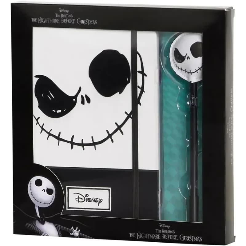 Karactermania Caderno + Caneta Pesadelo Antes do Natal Disney 100 Folhas Preto