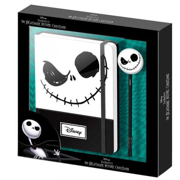 Karactermania Caderno + Caneta Pesadelo Antes do Natal Disney 100 Folhas Preto