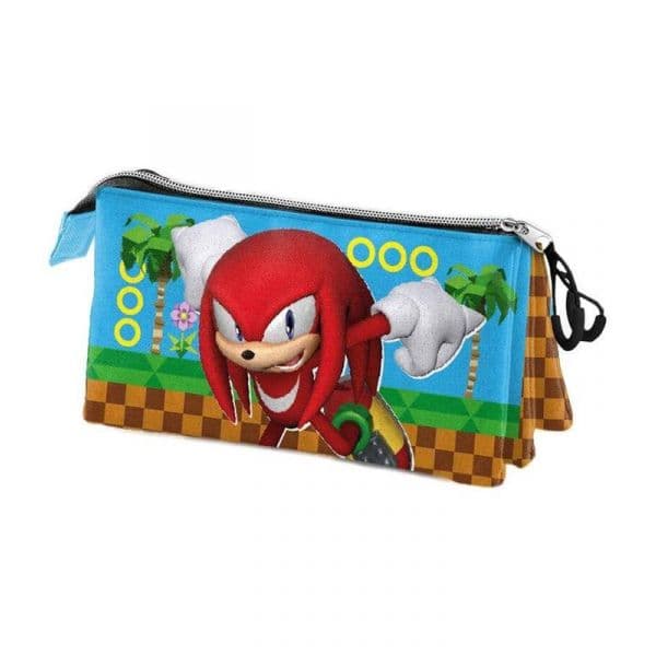 Karactermania Estojo Triplo Run Knuckles