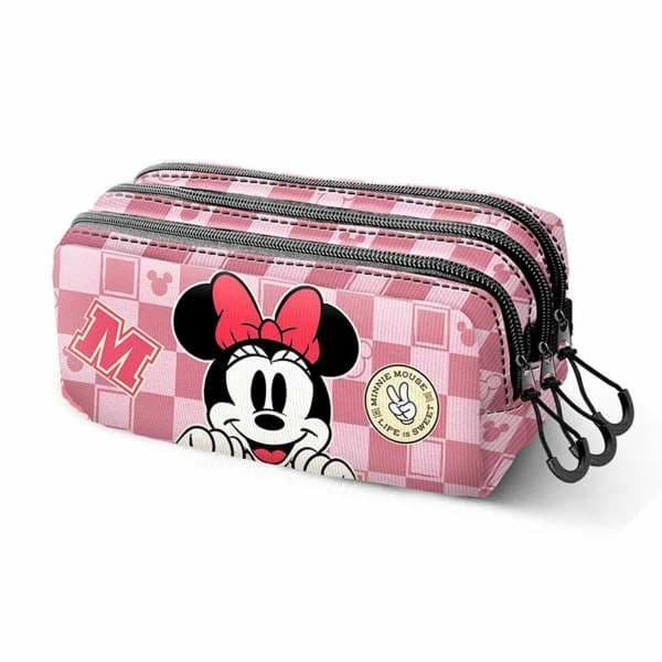 Karactermania Estojo TriploTrick Fan 2.2 Minnie Mouse Journey Disney Rosa