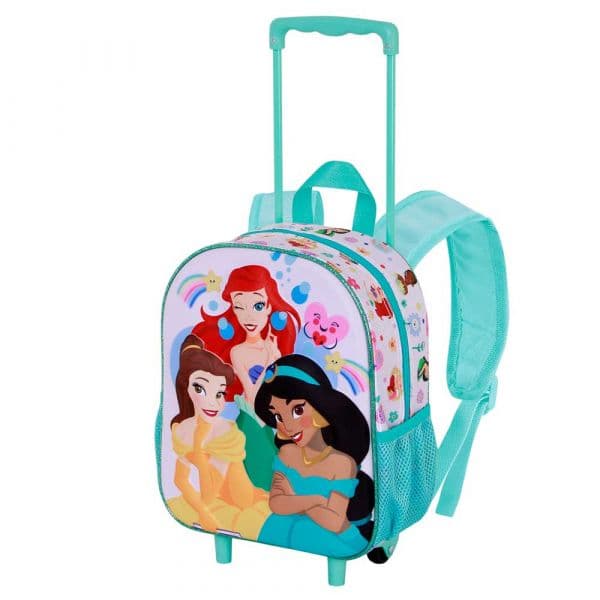 Karactermania Mochila Princesas Rainbows com trolley 34cm