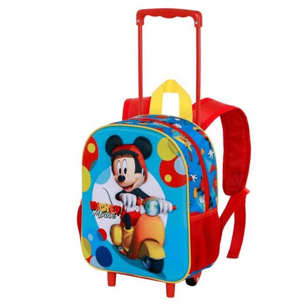Karactermania Mochila Mickey Scooter com trolley 34cm