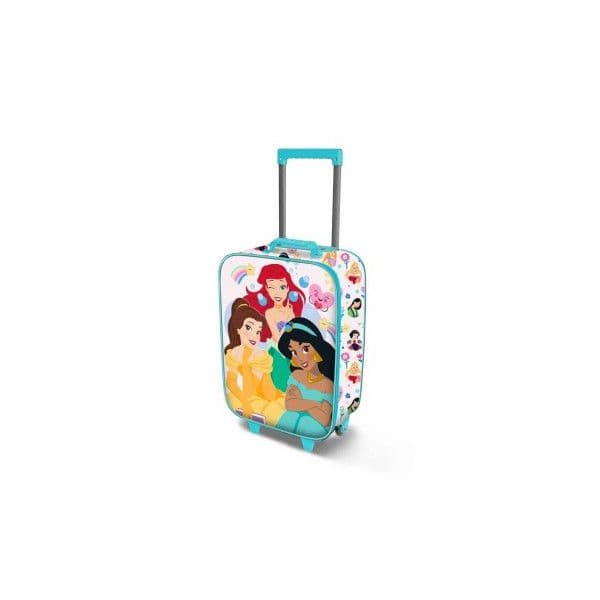 Karactermania Mala Trolley Disney Princess Flowers Soft 3D Rosa
