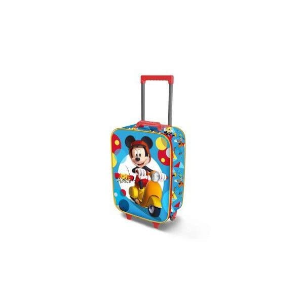Karactermania Mala Rodinhas Mickey Mouse Scooter 3D Soft Azul 52cm