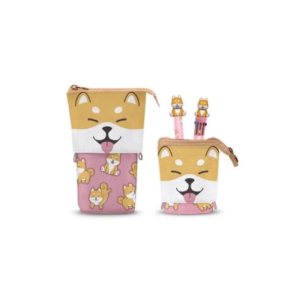 Karactermania Conjunto Portatodo Shiba + Caneta 10 Cores + Caneta Borrable Oh My Pop!