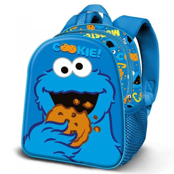 Karactermania Mochila Rua Sésamo 3D Monstro das Bolachas 30cm
