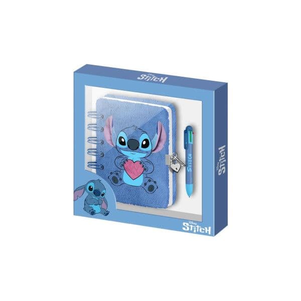 Diário + Caneta Lilo Stitch Plush