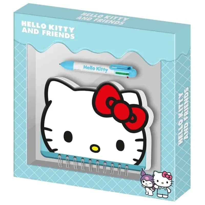 Diário + Caneta Hello Kitty Kawaii
