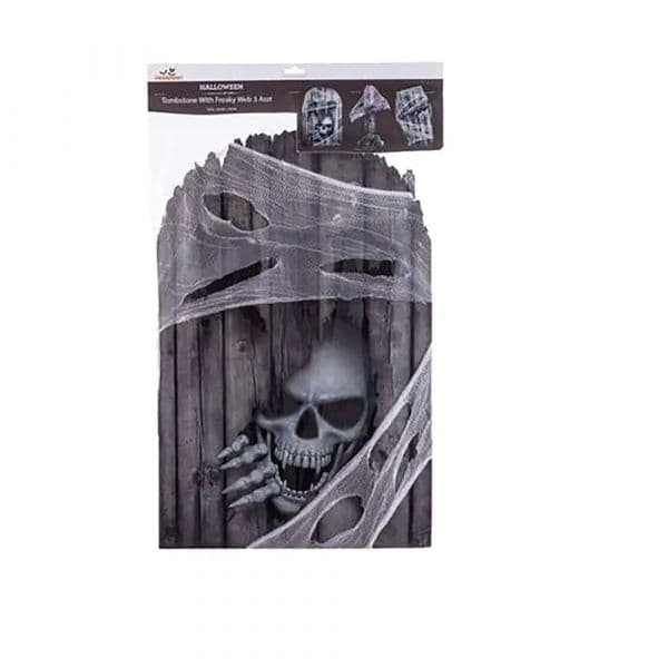MOM Fun Company Lápide de Polipropileno 39x0.50x59 Cm One Size Black / Grey