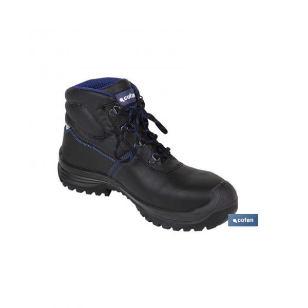Cofan Bota de Pele Preta S-3 "Iskur" T 43