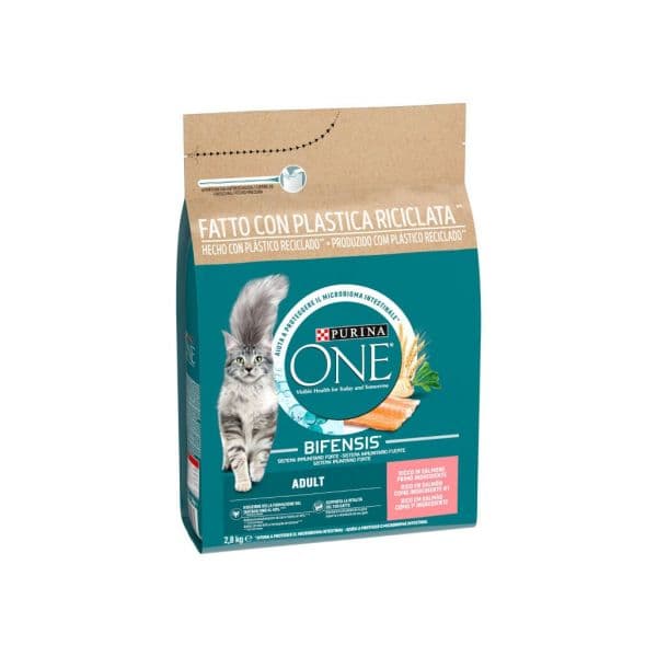 Purina One Ração para Adulto com Salmão 2.8KG