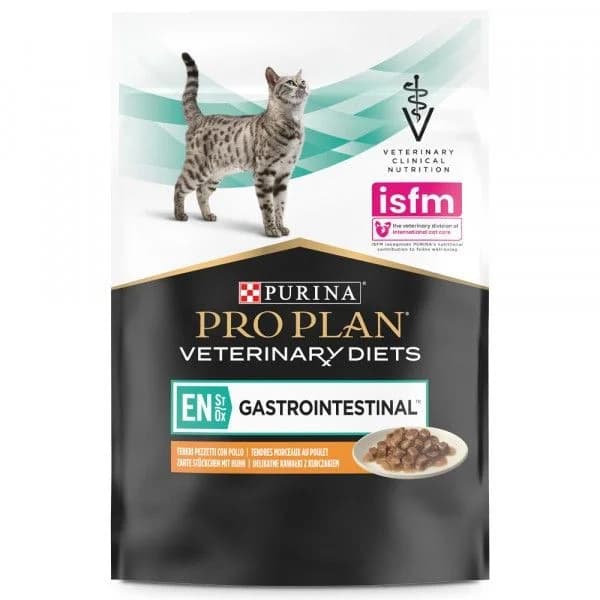Ração Húmida Purina Pro Plan Veterinary Diets EN Gastrointestinal Frango 85g
