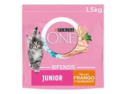 ração para gatinhos purina one júnior frango 1.5kg