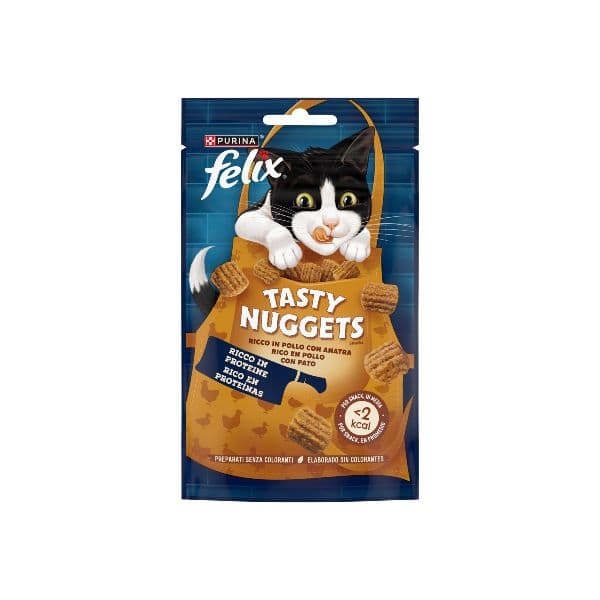 Purina Felix Tasty Nuggets Frango e Pato 50g