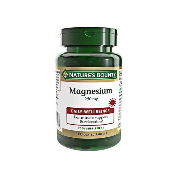 Nature's Bounty Magnésio 100 Comprimidos de 250mg