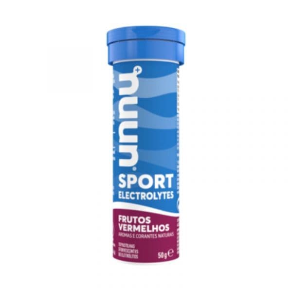 NUUN Sport Electrolytes Pastilhas Efervescentes Frutos Vermelhos 10 Unidades
