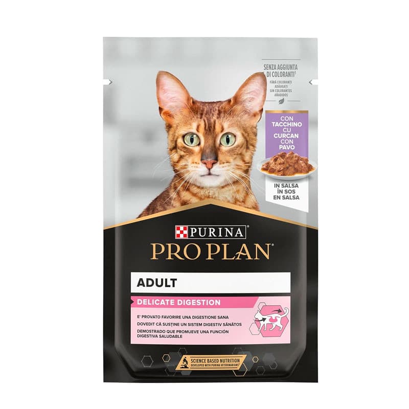 Purina Pro Plan Sobre Gato Adulto Delicate Pavo 85 gr