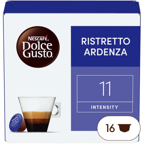 Dolce Gusto Ristretto Ardenza Café Intensidade 11 - 16 Cápsulas