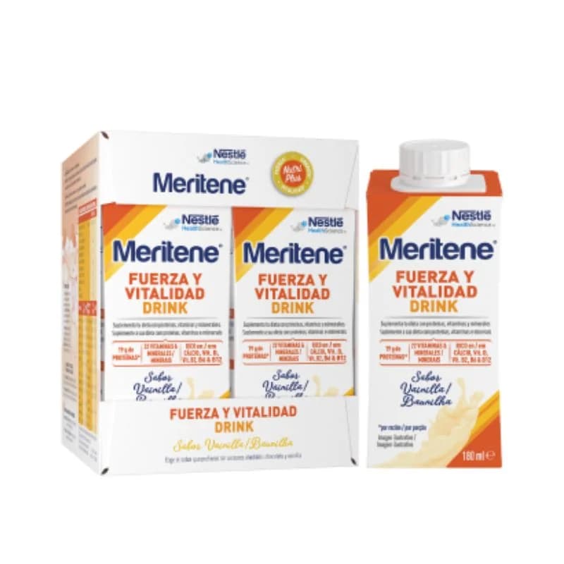 Meritene Bebida Fuerza y Vitalidad Vainilla 6x180ml