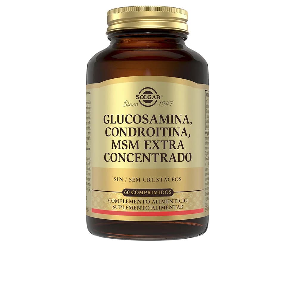 Glucosamina + Condroitina + Msm – 60 Cápsulas – Solgar