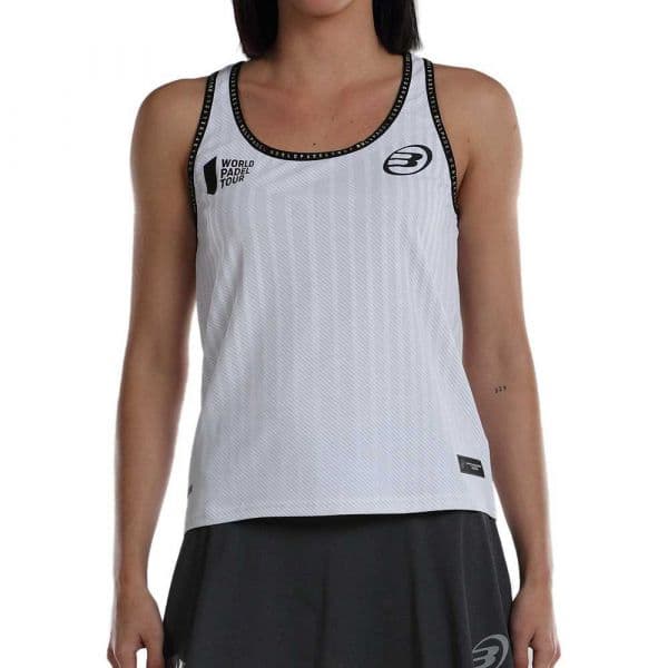 Bullpadel Lugar Sleeveless T-shirt Branco XL Mulher