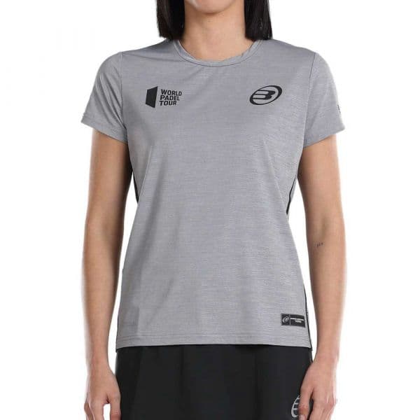 Bullpadel Llama Short Sleeve T-shirt Cinzento S Mulher