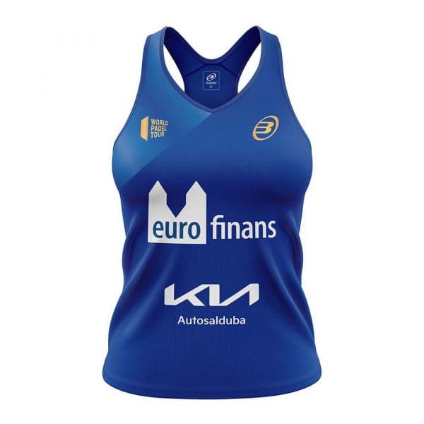 Bullpadel Pitar Db Sleeveless T-shirt Azul L Mulher