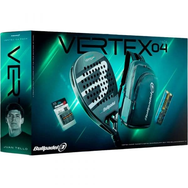 Bullpadel Pack Raquete Padel Vertex 04 Comfort Pro Line 2026