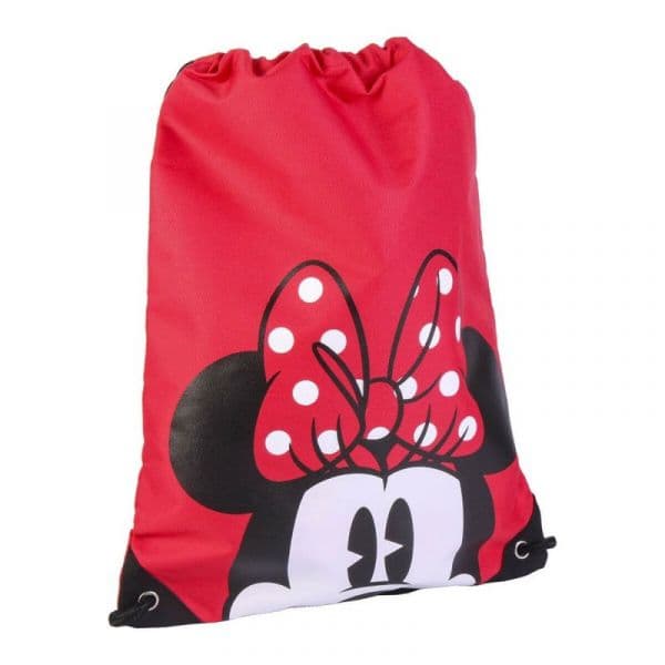 Mochila saco infantil Minnie Mouse Vermelho